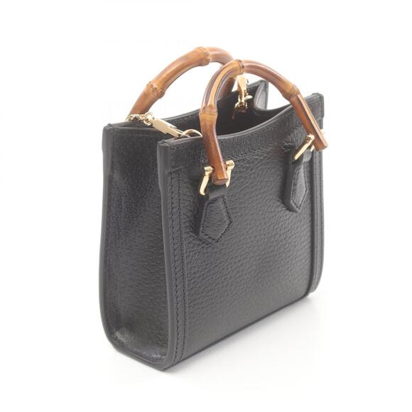 Gucci Diana Super Handbag Leather Black - Picture 1 of 3